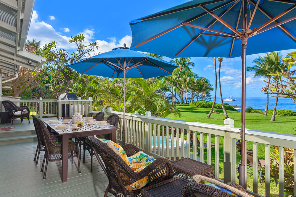 Wailea Sunset Cottage ocean front in Wailea Maui