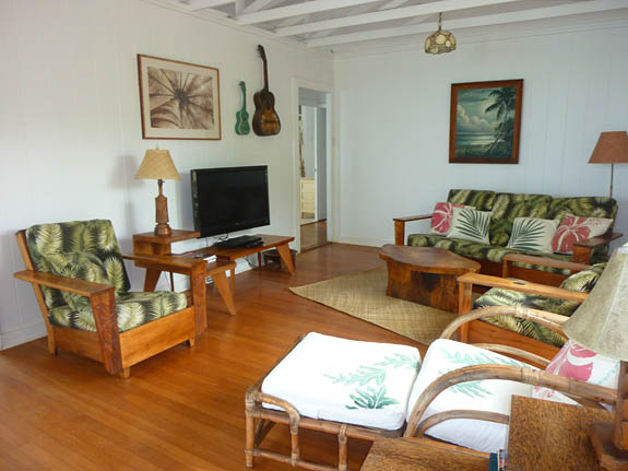 Windsurfing vacation rental cottage Paia Spreckelsville